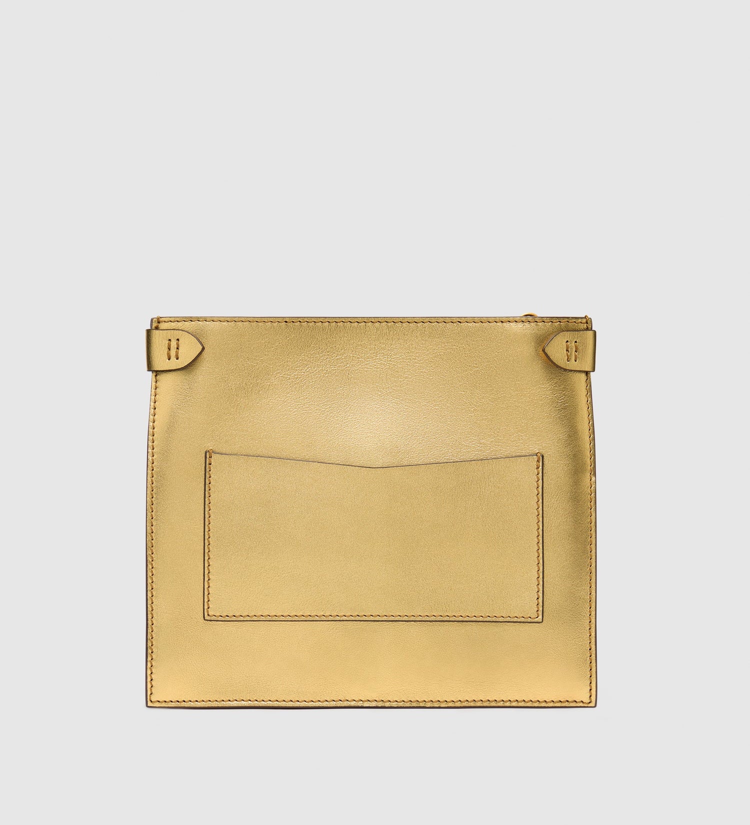 Metier - ISSIMO | Métier Stowaway Metallic Calfskin Gold