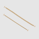 Métier - Small Chain Strap Buttery Nappa Crème with Gold Hardware