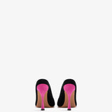 Jude - Strike Pump Black And Hot Pink Suede