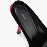 Jude - Strike Pump Black And Hot Pink Suede