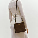 Métier - Stowaway Crossbody Suede Chocolate