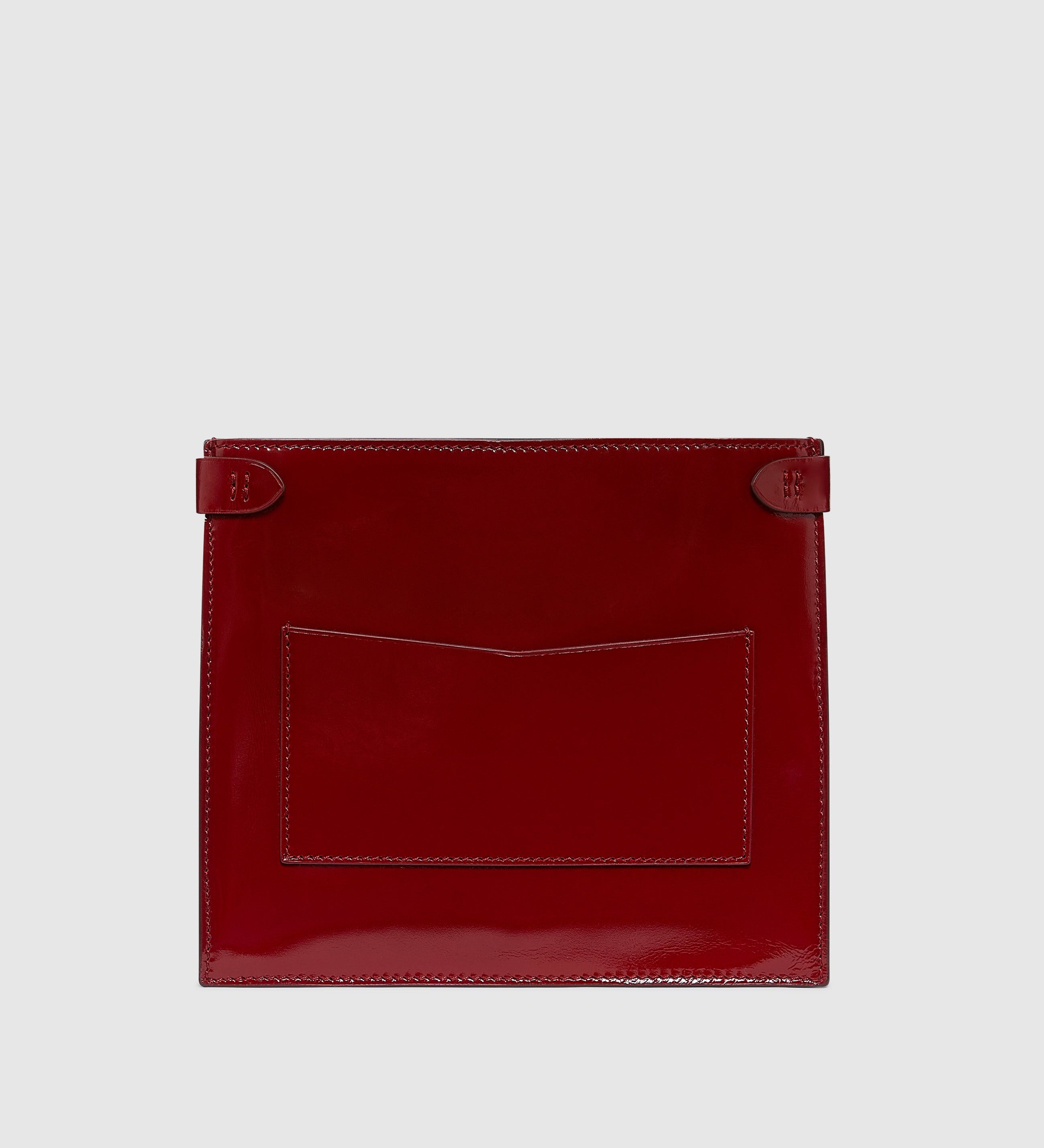 Metier - Stowaway Crossbody Glossy Calfskin Classic Red