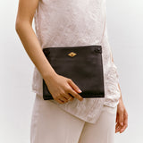 Metier - Stowaway Crossbody Elvis Cacao with Suede Chocolate