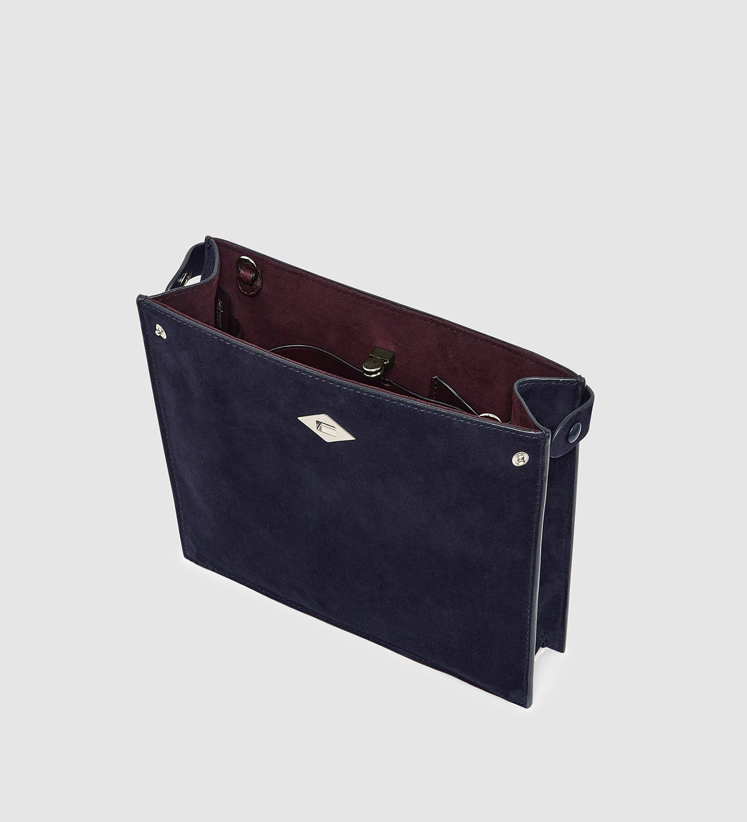 Metier - Stowaway Crossbody Buttery Suede Midnight