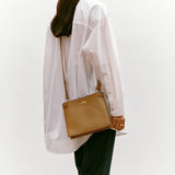 Metier - Stowaway Crossbody Buttery Nappa Caramel