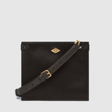 Metier - Stowaway Crossbody Silk Satin Black