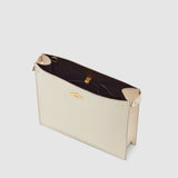 Metier - Stowaway Crossbody Buttery Nappa Crème with Gold Hardware