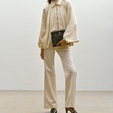 Metier - Stowaway Crossbody Buttery Nappa Black with Silver Hardware