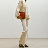 Metier - Stowaway Crossbody Nubuck Rust