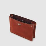 Metier - Stowaway Crossbody Nubuck Rust