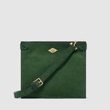 Metier - Stowaway Crossbody Nubuck Bright Emerald