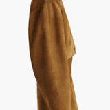 Khaite - Sue Jacket in Toffee Suede