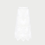 Loeffler Randall - Sullivan Cream Crochet Skirt