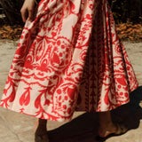 Cartolina - SU26 Ingrid Dress - Faraway Print - Poppy