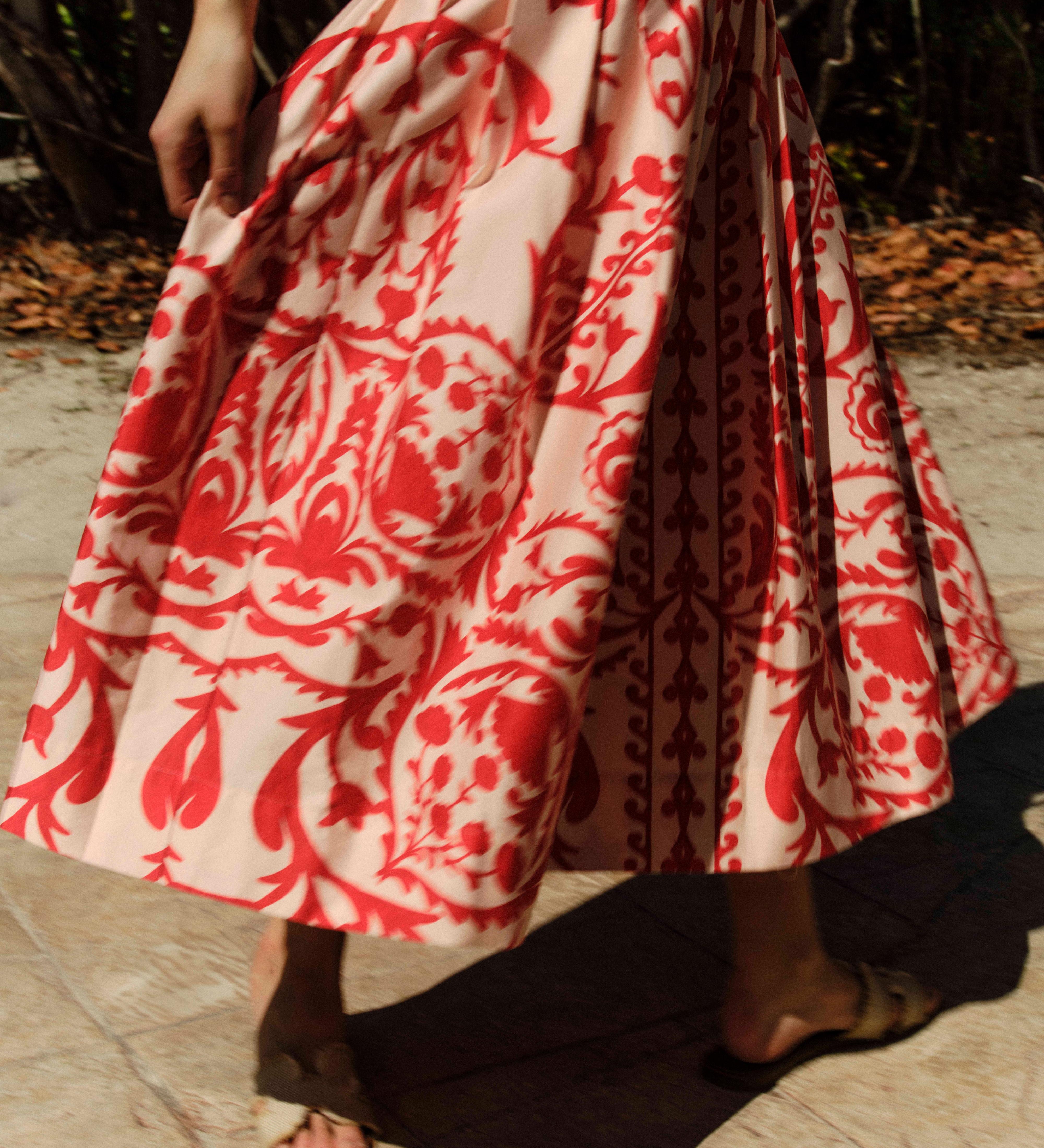 Cartolina - SU26 Ingrid Dress - Faraway Print - Poppy