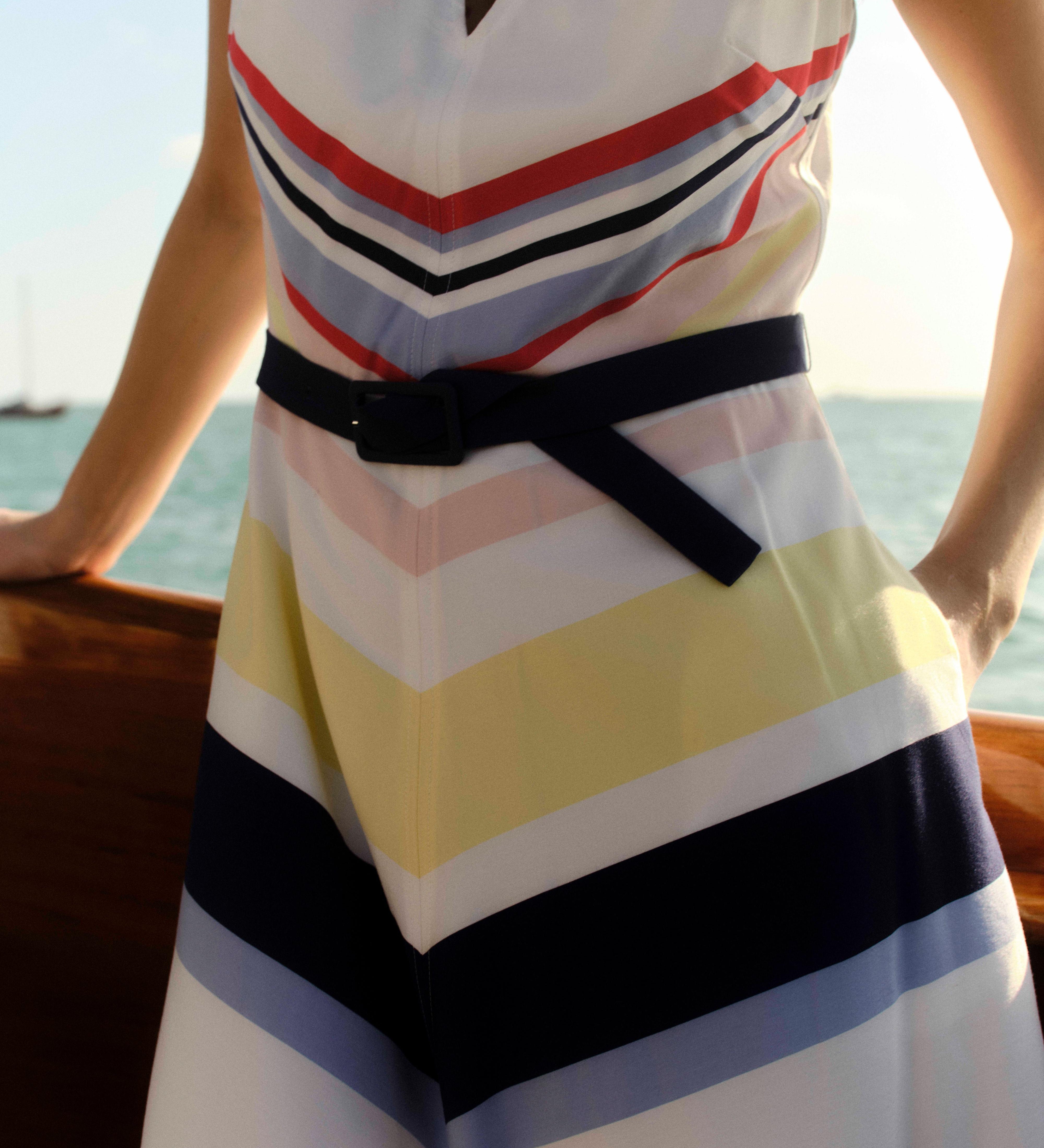 Cartolina - SU26 Monica Dress - Nantucket Stripe