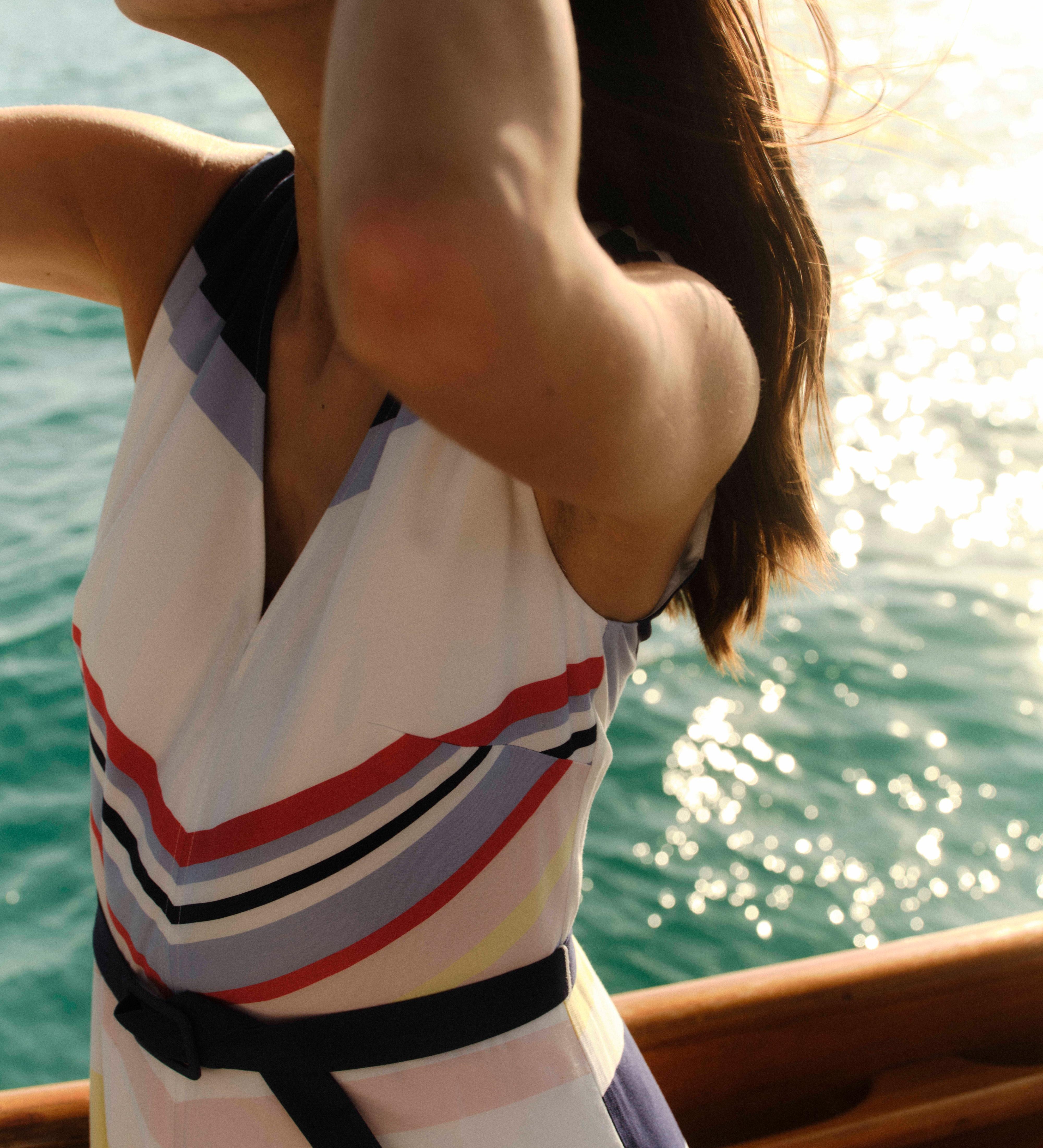 Cartolina - SU26 Monica Dress - Nantucket Stripe