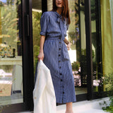 Cartolina - SU26 Ella Skirt - Coastal Stripe