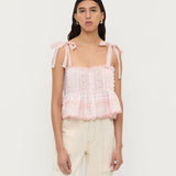 Loeffler Randall - Suzie Embroidered Top