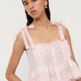 Loeffler Randall - Suzie Embroidered Top