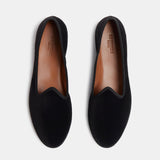 Le Monde Beryl - Soft Venetian Slipper / Black Velvet