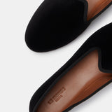 Le Monde Beryl - Soft Venetian Slipper / Black Velvet