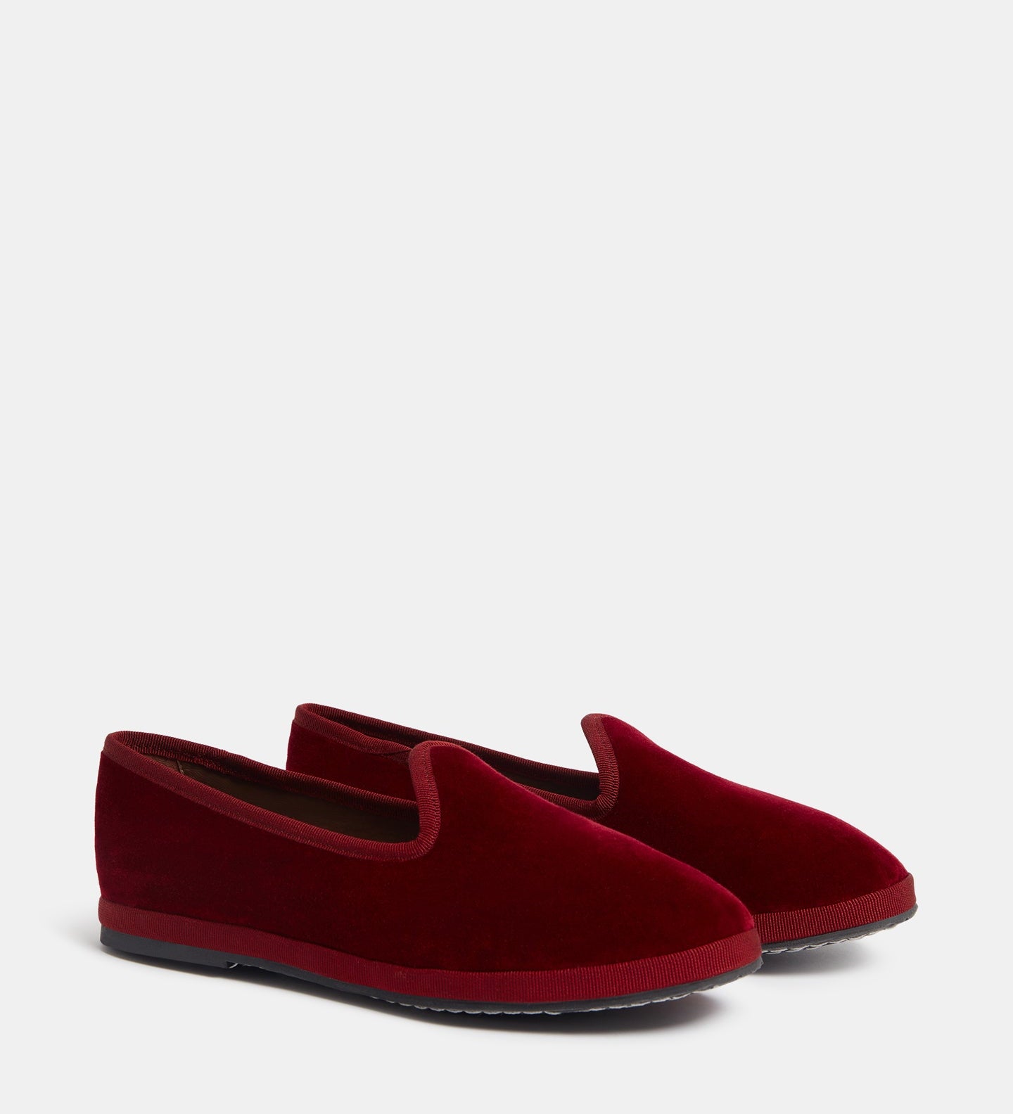 Le Monde Beryl - Soft Venetian Slipper / Bordeaux Velvet