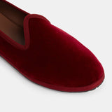 Le Monde Beryl - Soft Venetian Slipper / Bordeaux Velvet