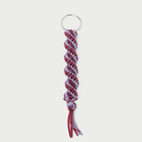 Loeffler Randall - Twisted Maroon/Lavender Keychain