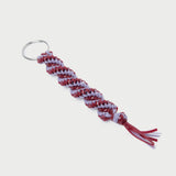 Loeffler Randall - Twisted Maroon/Lavender Keychain