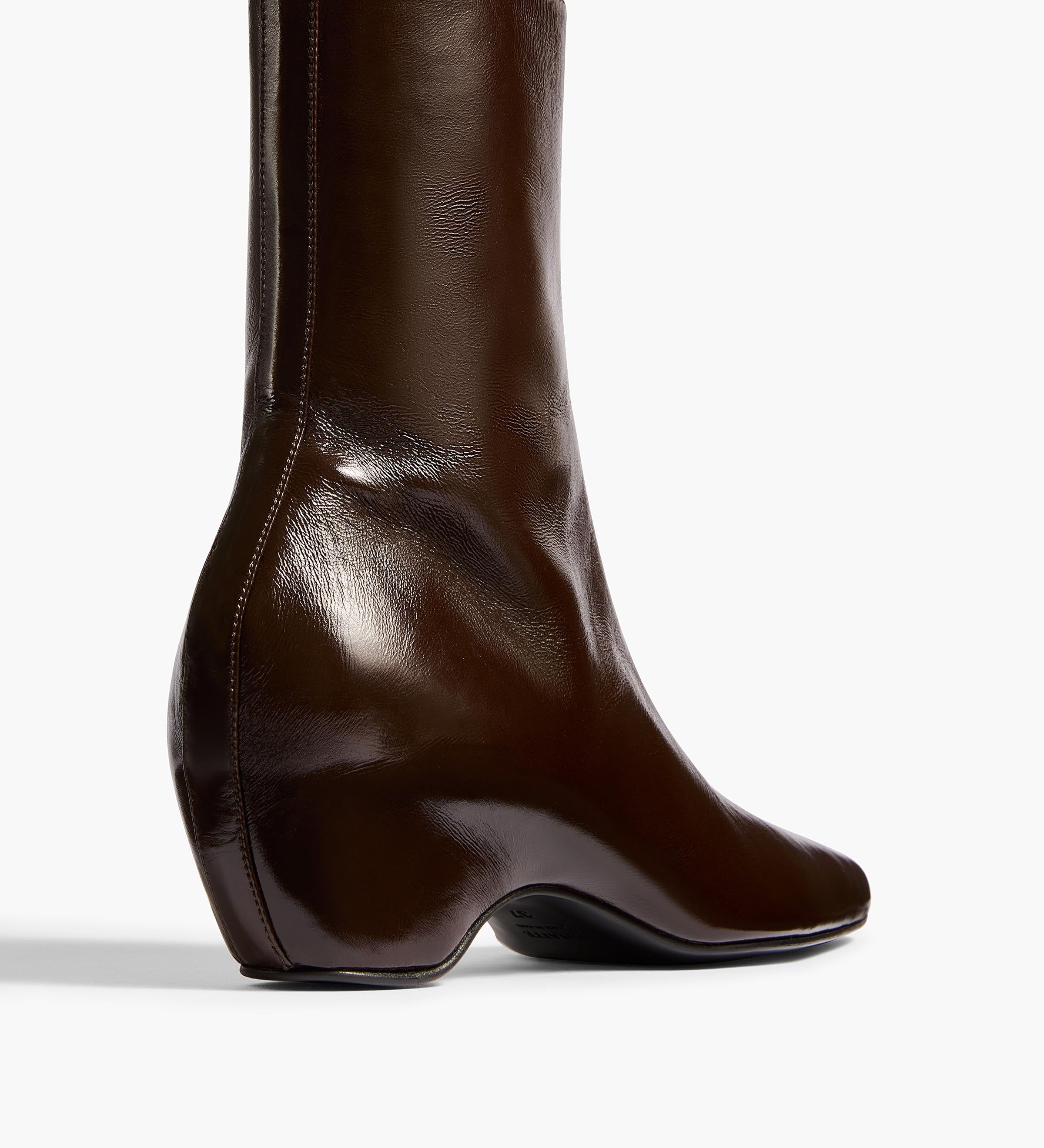 Khaite - Sybil Ankle Boot in Cacao