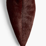 Khaite - Sybil Ankle Boot in Rouge Noir Haircalf