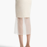 Khaite - Sybil Skirt in Natural