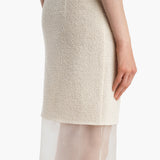 Khaite - Sybil Skirt in Natural