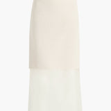 Khaite - Sybil Skirt in Natural