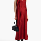 Khaite - Syd Dress in Crimson
