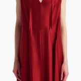Khaite - Syd Dress in Crimson