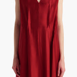 Khaite - Syd Dress in Crimson