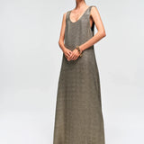 Aflalo - Emilien Dress in Silk Lamé