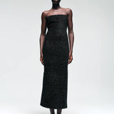 Aflalo - Sylvie Dress in Metallic Wool