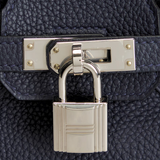 Hermes Togo Birkin 25 Handbag in Bleu Encre