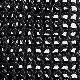 Khaite - Zoe Tote in Black Raffia with Black Leather