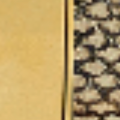 Khaite - Elio Belt in Natural Python - Embossed Leather with Antique Gold