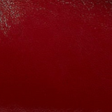 Khaite - Small Lilith Evening Bag in Oxblood Crackle Patent Leather with Shearling