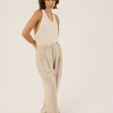 Jamie Haller - The Racerback Linen in Ecru