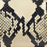 Khaite - Kye Pencil Case in Natural Python-Embossed Leather