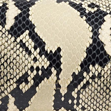 Khaite - Kye Shoulder Bag in Natural Python-Embossed Leather