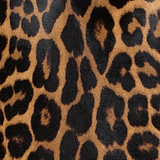 Khaite - Loxley Skirt in Leopard Print Haircalf