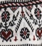 Khaite - Marc Cardigan in Ivory and Red Multi