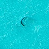 Khaite - Liria Ankle Strap Sandal in Crystal Blue Ostrich